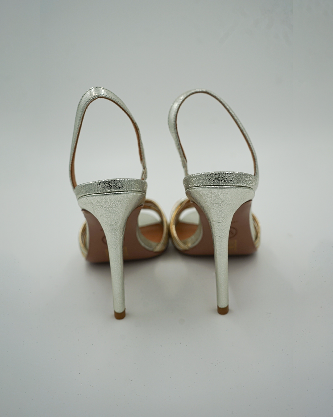 Alessia Metallic Knot Sandals