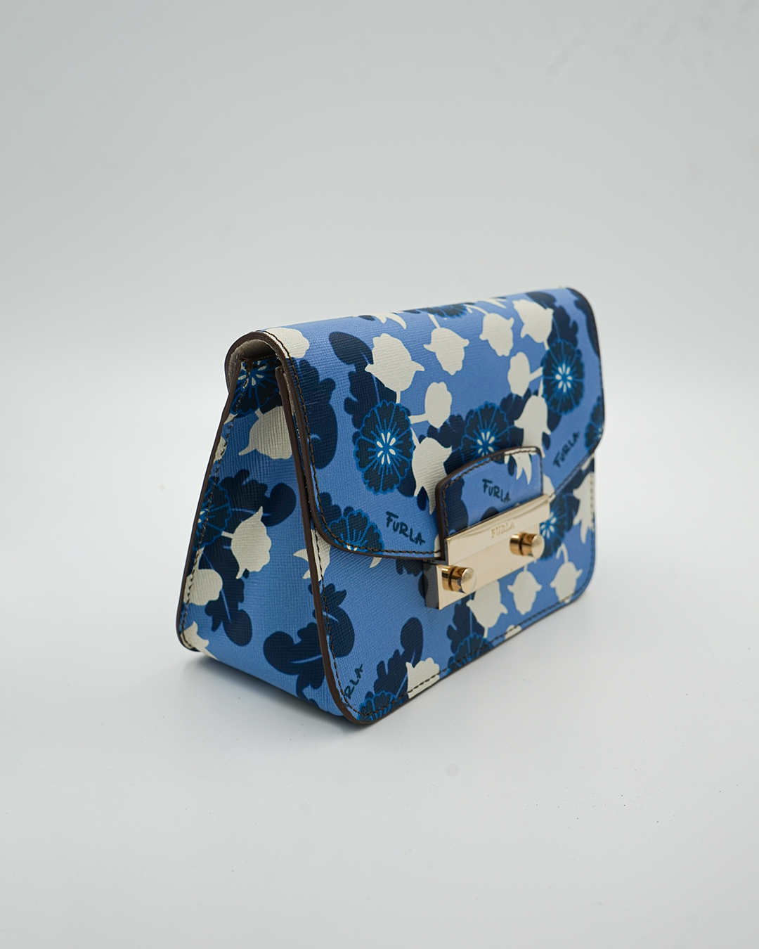 Printed Coated Canvas Crossbody Bag