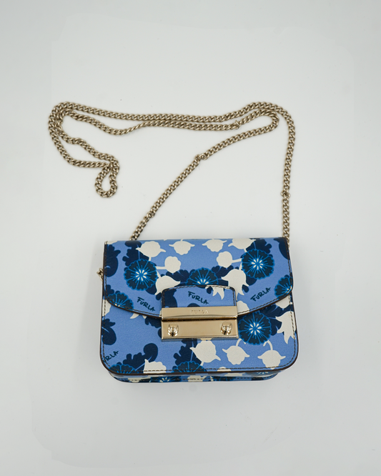 Printed Coated Canvas Crossbody Bag