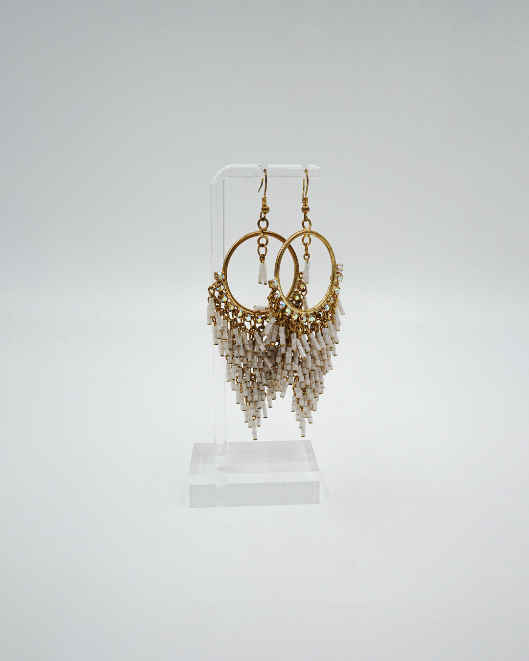 Hoop Fringe Earrings