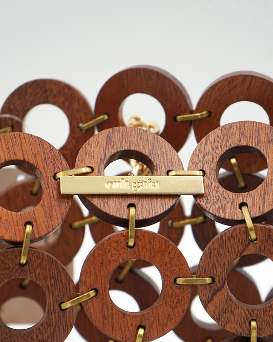 Jasmin Wood Shoulder Bag