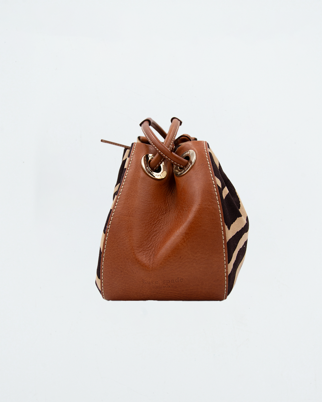 Zebra Print Drawstring Tote