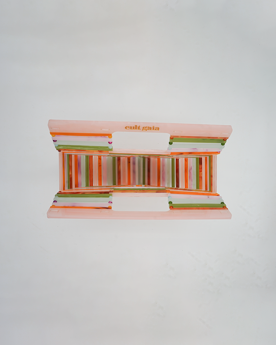 Multicolor Acrylic Ark Clutch