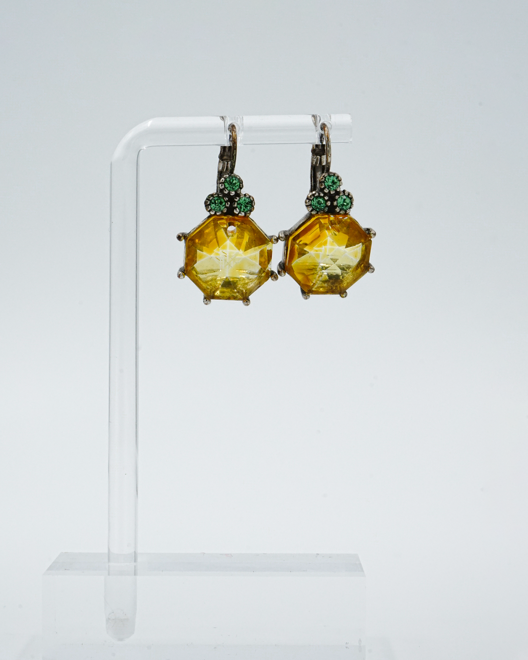 Citrine Gem Drop Earrings