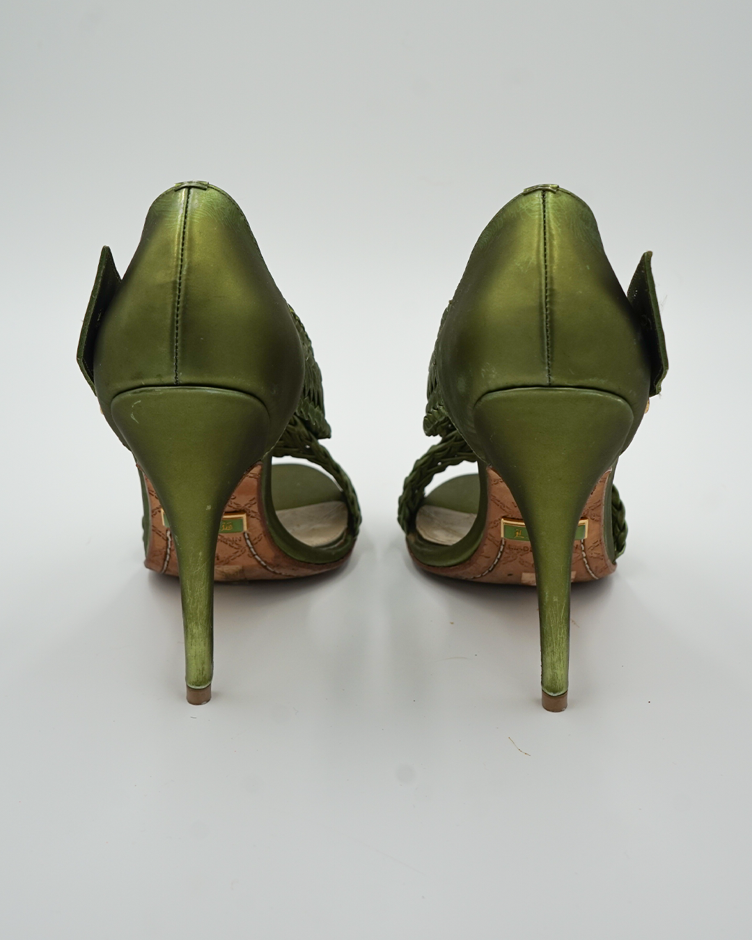 Vero Cuoio Green Heels