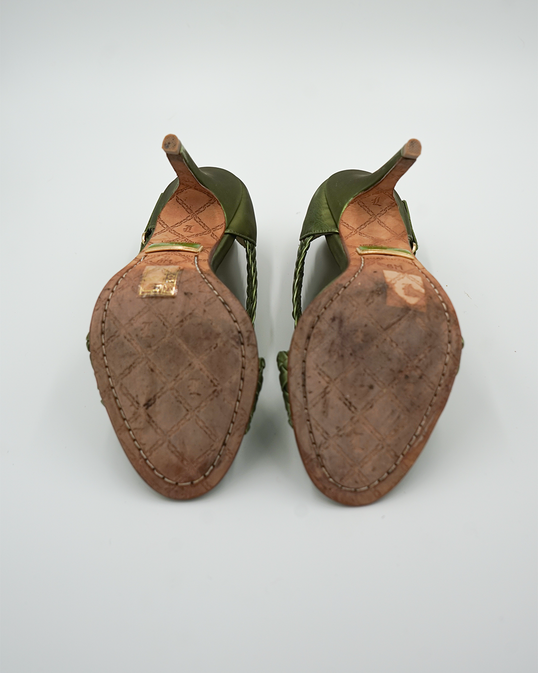 Vero Cuoio Green Heels