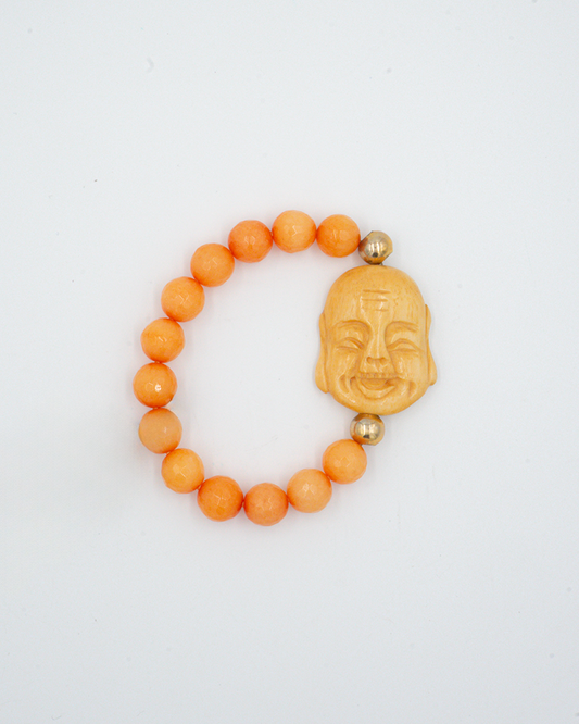 Coral Bead Bracelet