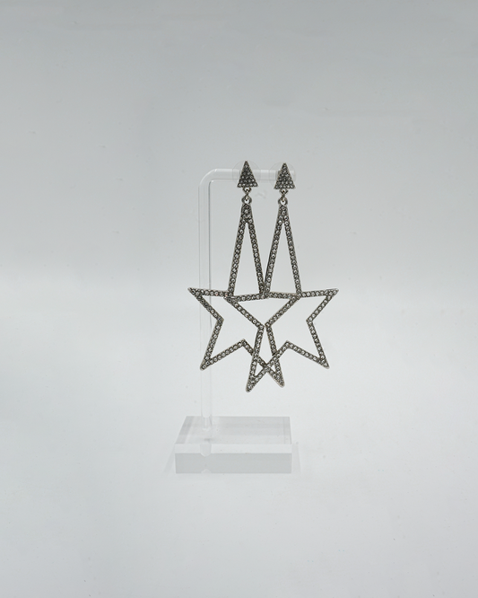 Crystal Star Earrings