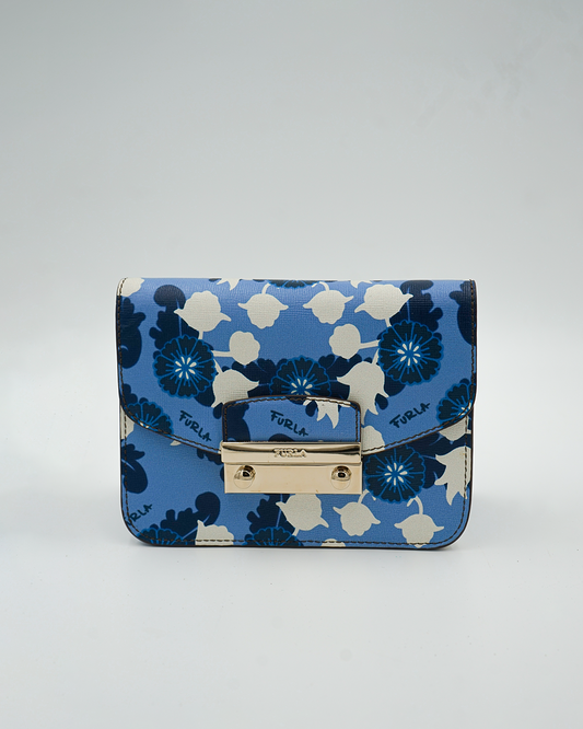 Printed Coated Canvas Crossbody Bag