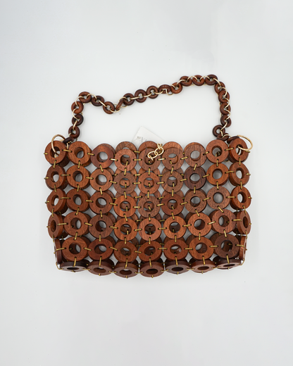 Jasmin Wood Shoulder Bag