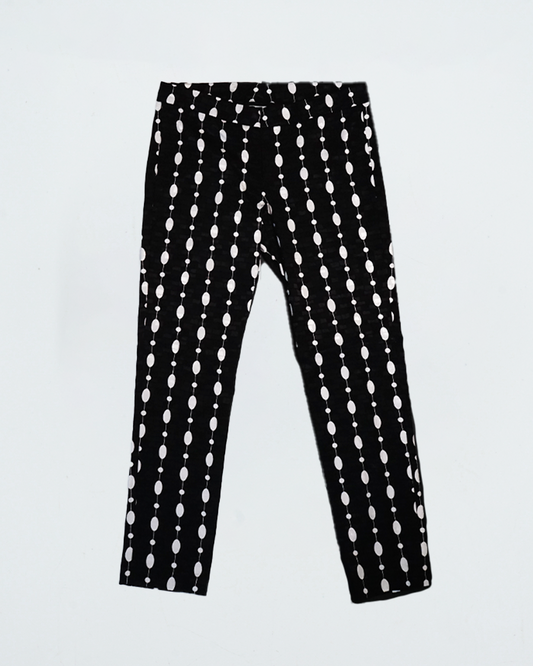 Oval Print Trousers