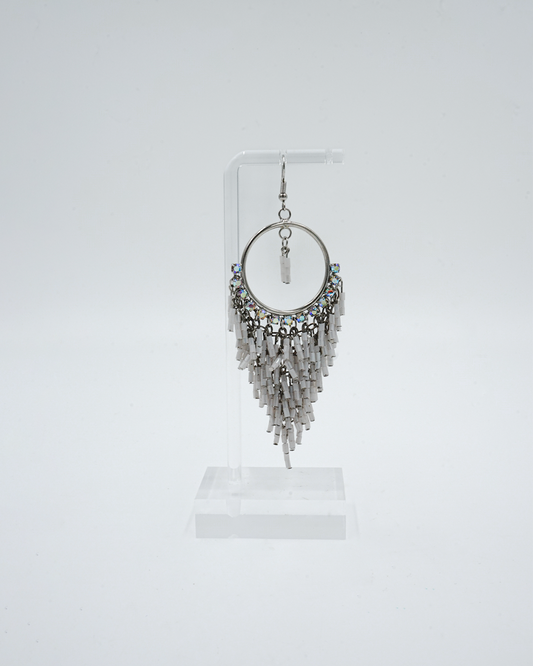 Hoop Fringe Earrings
