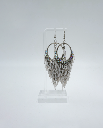 Hoop Fringe Earrings