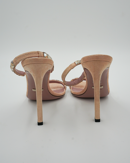 Suede Slingback Sandals