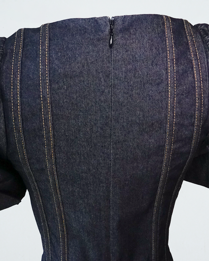 Chelsey Dress Blue Denim