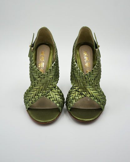 Vero Cuoio Green Heels